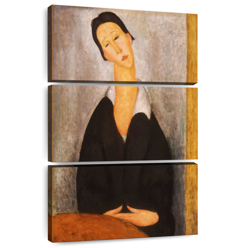Portrait de Leisha d'une femme polande, H 32 po x l 20 po