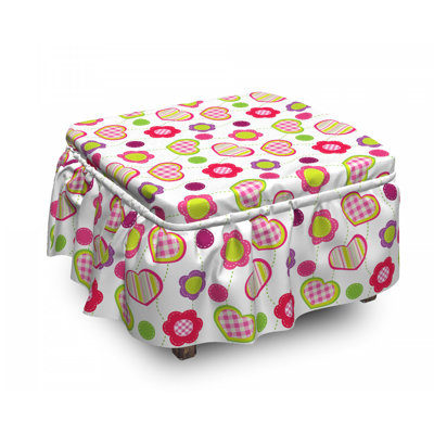 Box Cushion Ottoman Slipcover