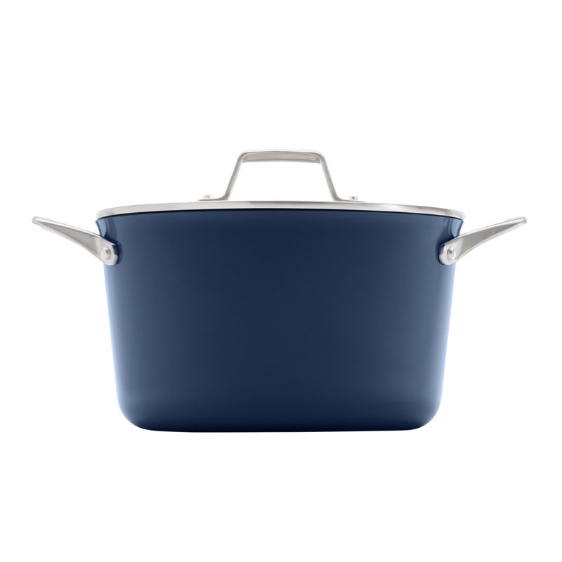 Calphalon  Premier Ceramic Nonstick 7-Qt. Dutch Oven with Lid, Midnight Blue