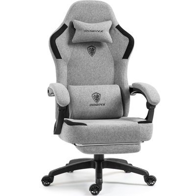 Dowinx Fabric Gaming Chair with Pocket Spring Cushion, Breathable Computer Chair, 300Lbs by Dowinx