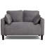 Causeuse moderne en velours côtelé 48 "-1227985027