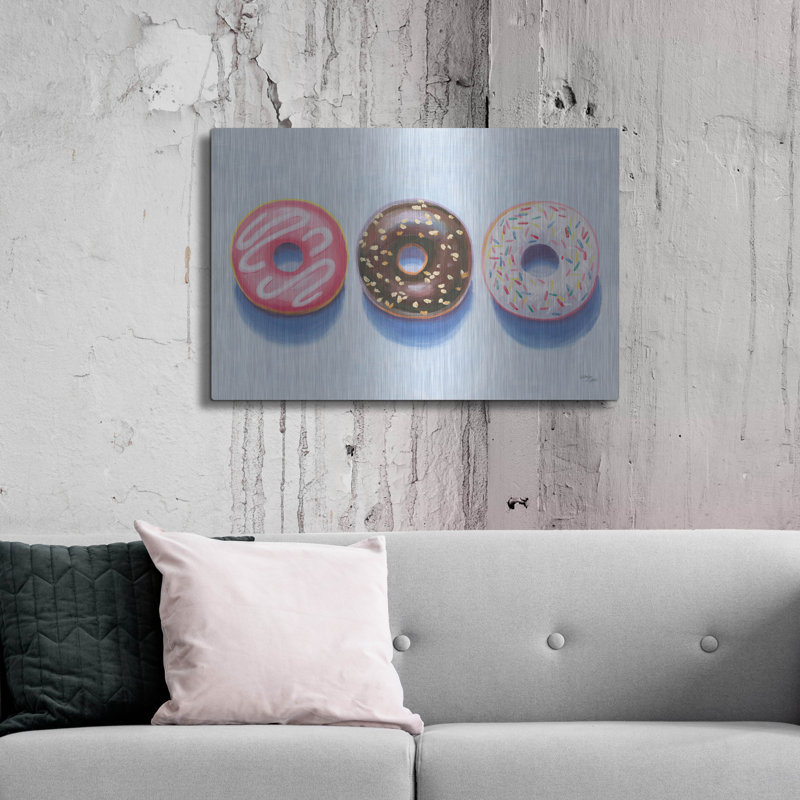 Art mural luxueux «Donuts» par Wellington Studio, 36 po x 24 po, H 24 po x l 36 po