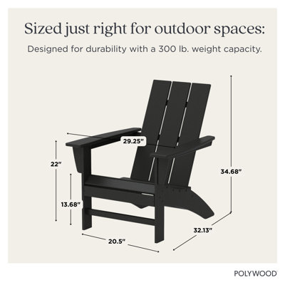 POLYWOOD Modern Adirondack Chair