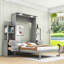 Lit escamotable polyvalent avec tablettes de rangement et tiroirs Sebatian-2011879777-2011879776