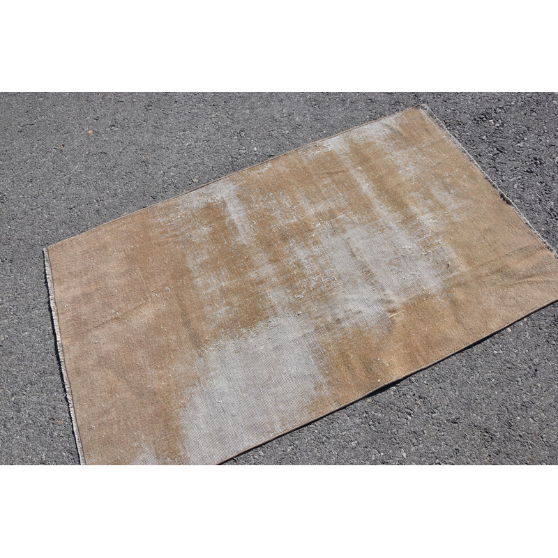 Tapis turc Oushak fait à la main avec un style rétro pour un attrait oriental antique