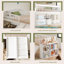 Structure de lit simple avec tablette de rangement, structure de lit en bois avec glissière et échelle, lit plateforme simple avec garde-corps, aucun sommier requis, assemblage facile, blanc