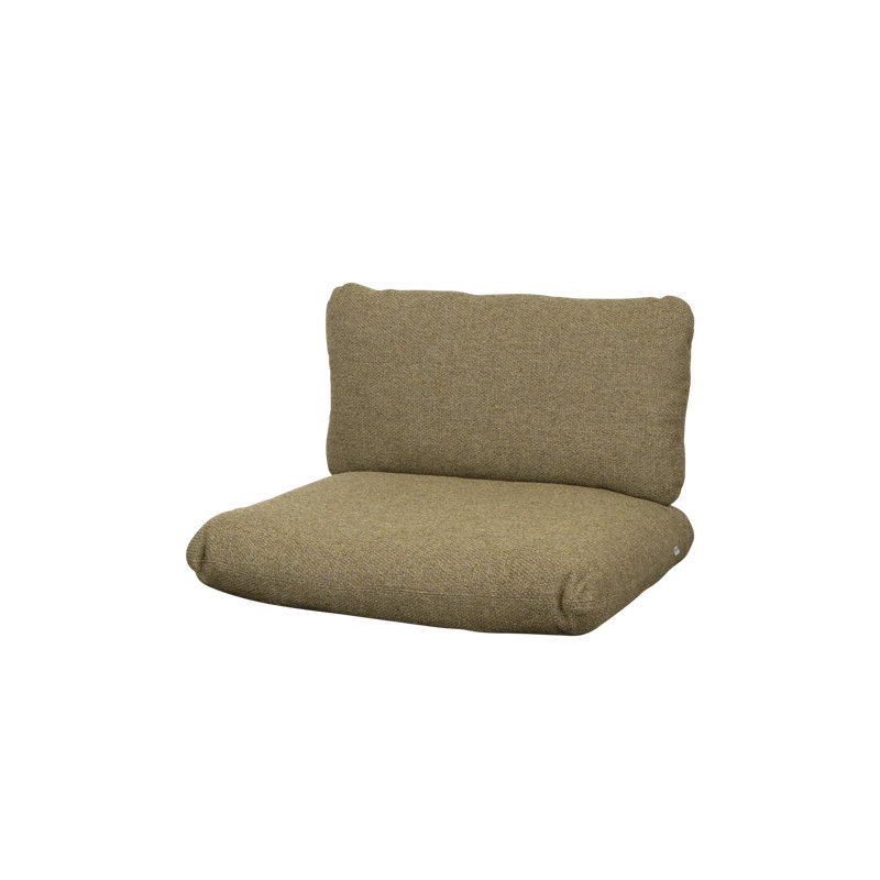 Sticks Lounge Chair Cushion Set, Turmeric Yellow