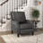 Iancarlo Transitional Gray Reclining Chair With Removable Seat Back, Comfortable Grey Chair, Style, 63.5" Fully Reclined Length-121273841