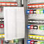 Armoire à clés réglable avec serrure - capacité 400, fixée au mur, acier gris, clés de rangement efficacement étiquetées, fixation 400 et pour une gestion efficace