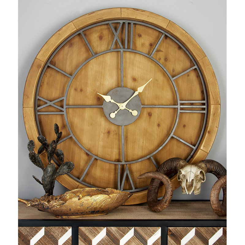 Horloge murale surdimensionnée 40 "Curlie