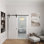Gauss Single Panel Solid Core Primed Smooth Texture Interior Door Slab