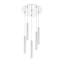 Luminaire suspendu géométrique à DEL 5 lumières Bowning-452670185