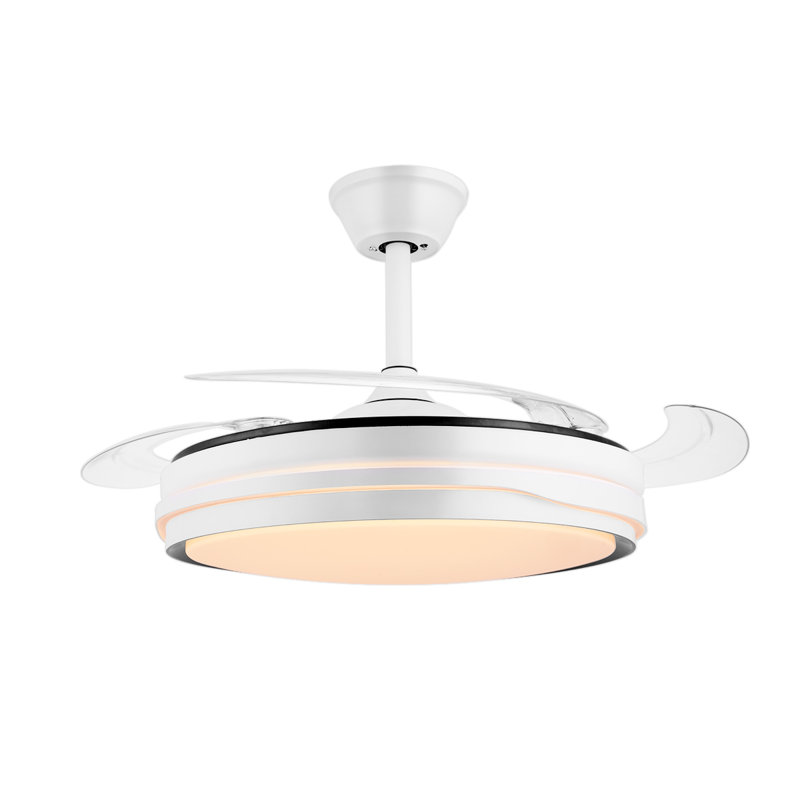 Ivy Bronx Ceiling Fans With Lights And Remote, 47 Inch 3 Colour Changeable, Dimmable, Timer Setting
