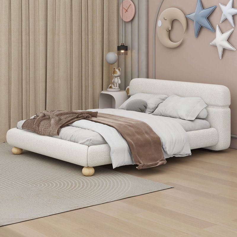 Grand lit tapissier contemporain Horvath