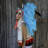 Large Ostrich Feather Wings - Light Turquoise