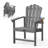 HDPE Patio Stackable Folding Adirondack Chair-1767226334