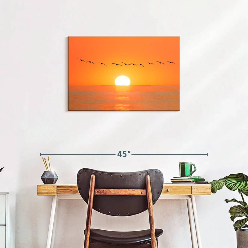 Kerrick s'envole au soleil, H 20 po x l 30 po