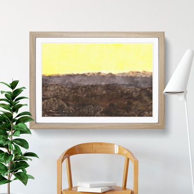 Mountains in Colunga Spain - Framed Print