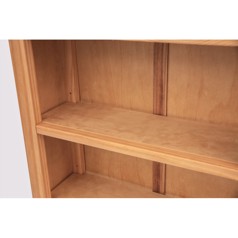Ireland Bookcase, (4 Shelves) H120 x W70 x D25cm, Light Wood