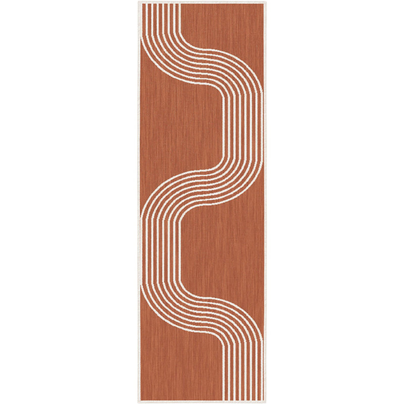Runner Striped Flatweave Area Rug, Runner 70 x 420 cm