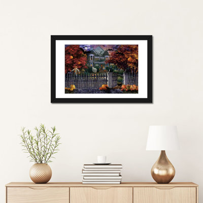 «Halloween House» par Nicky Boehme - impression sur toile tendue