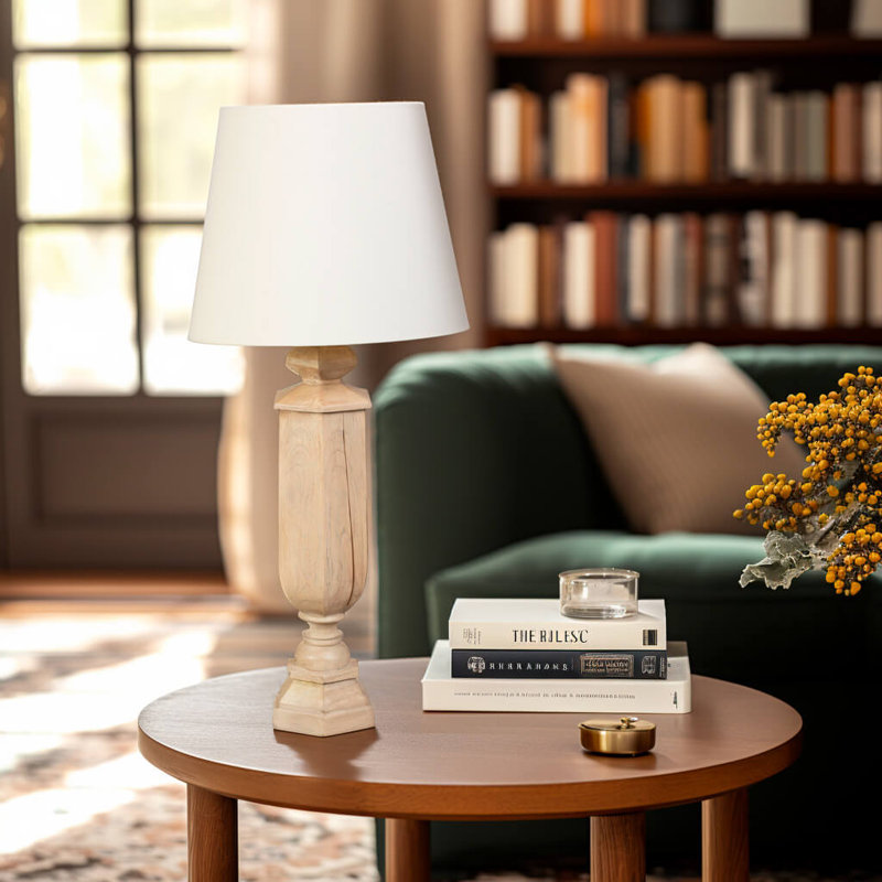 Artisans Solid Wood Table Lamp