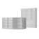 71'' W L-Shaped Reception Desk And 78.7''H X 71'' W Storage Cabinet(Cashier Combination Set Of 2)