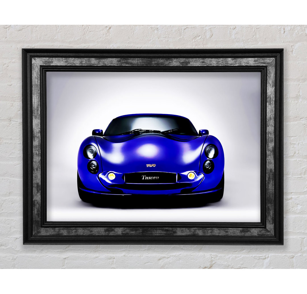 TVR Tuscan Blue Purple - Einzelner Bilderrahmen Kunstdrucke