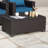 Outdoor Table with Storage Patio Table Wicker Coffee Table All-Weather Side Table Waterproof Cover-1428189446