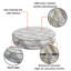 Decorative Indoor Outdoor Waterproof Round Cushion Cover, Patio UV Resistant Seat Cushion Cover-435312787