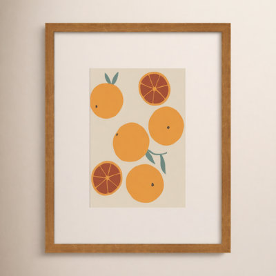 Blood Orange Painting