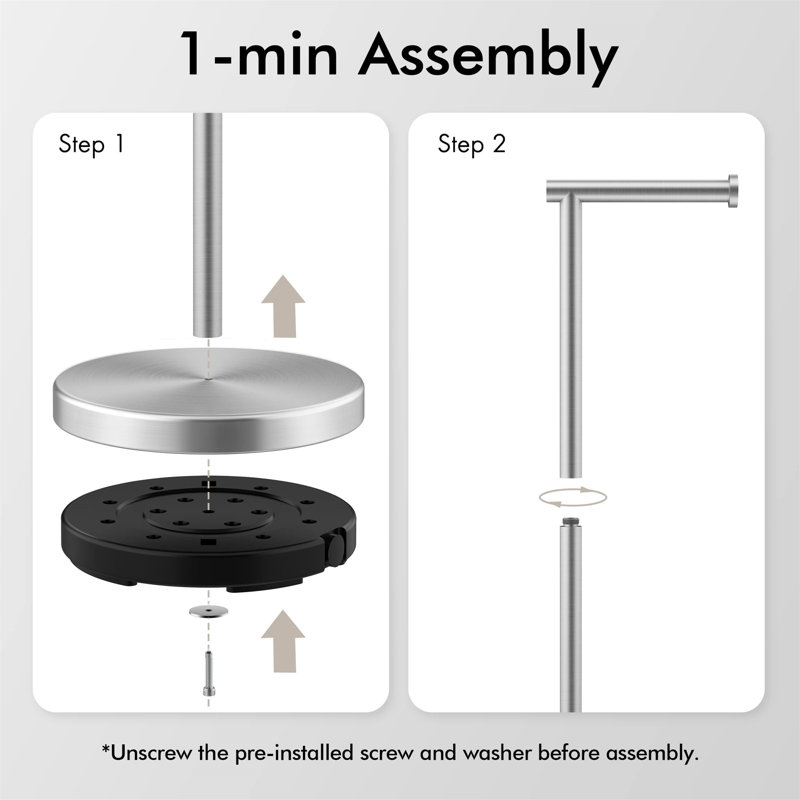 Free Standing Toilet Paper Holder