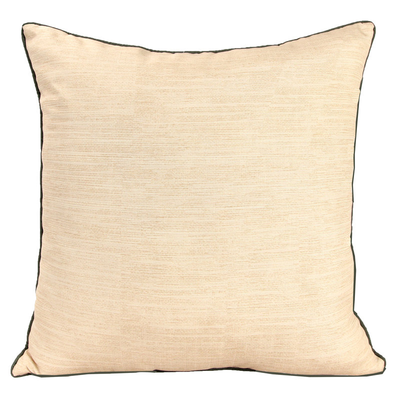 24" Square Palm Leaves Reversible Polyester Throw Pillow