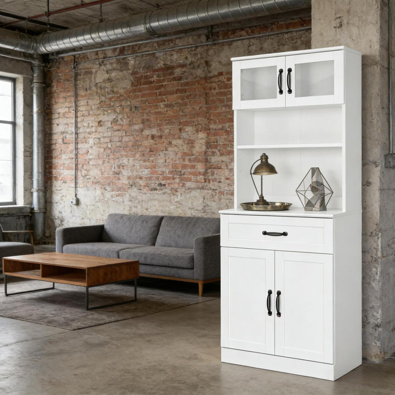 Coffee Cabinet,Tall Storage Pantry,Buffet Cabinet