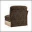 Canapé en chenille sans accoudoirs à imprimé léopard avec coussin, doux et élégant pour les espaces de vie modernes