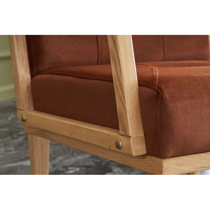 Fauteuil Rayland, 100 % polyester rouge