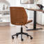 Chaise de bureau rembourrée en similicuir Bryonie-340057851