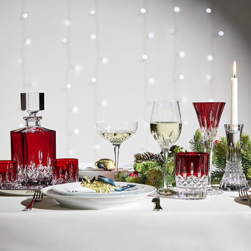 Waterford Lismore Red Square Decanter 24floz