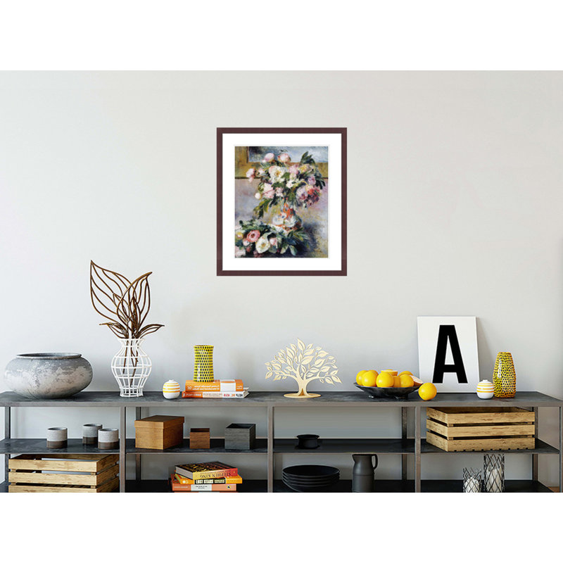 «Pivoines» par Pierre-Auguste Renoir, impression giclée sur cadre, H 26,82 po x l 23,5 po