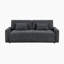Grand canapé-lit convertible en tissu Texutred 92 po Garde-133247117