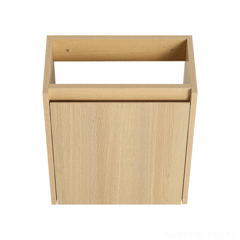 Rangement pour salle de bain Mallon, Chêne