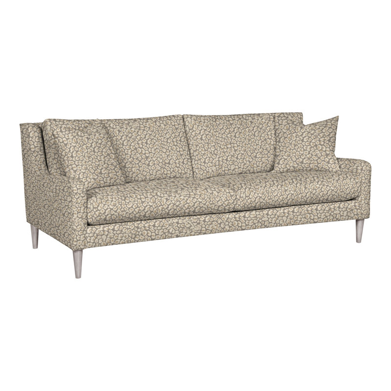 Canapé Ease, Gris colombe, Mélange de polyester lin Tuck