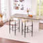 Tabouret de bar moderne avec support ergonomique et accoudoirs-1959720617