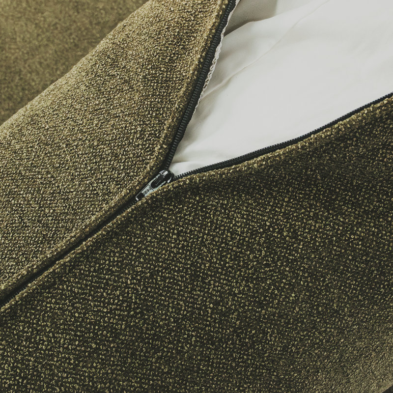 Fauteuil large 50 po Ojai, Chenille verte