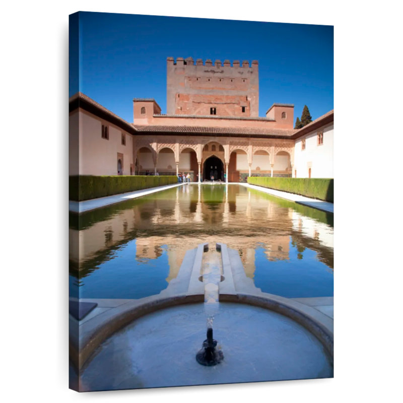 Alhambra Palace Pool, 51" H x 34" W