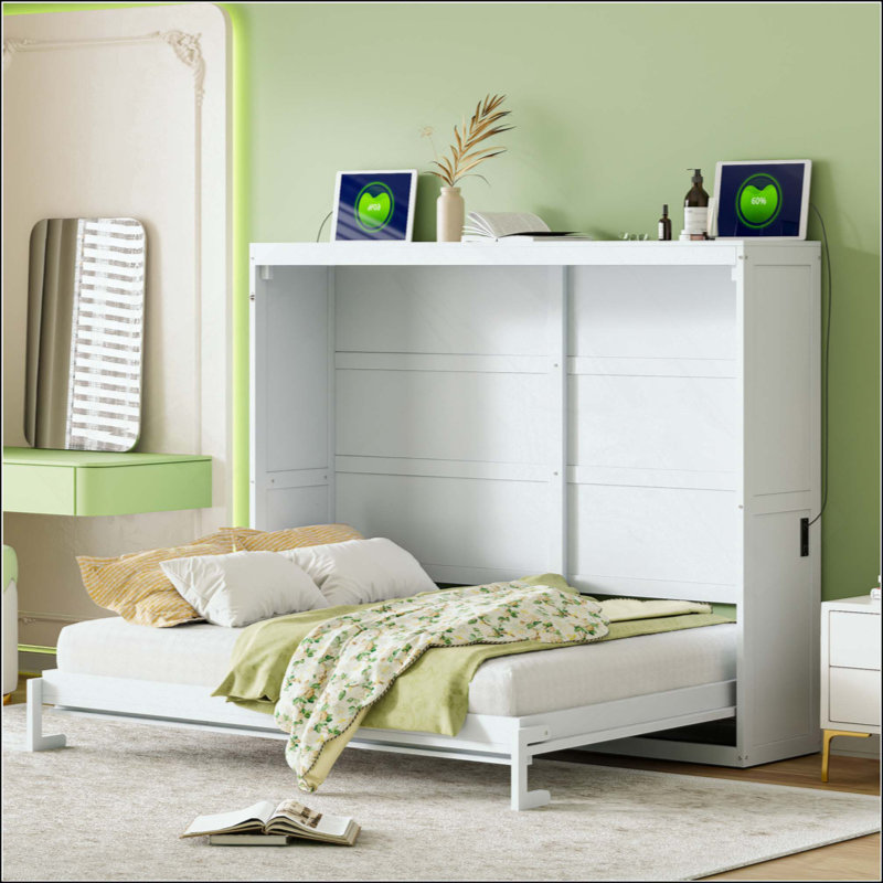 Lit escamotable Murphy, Blanc