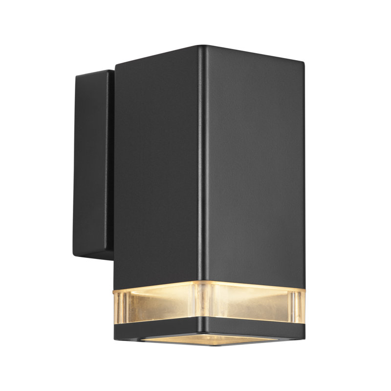 Athiya Black Outdoor Armed Sconce