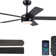 46" Modern Ceiling Fan With Lights And Remote