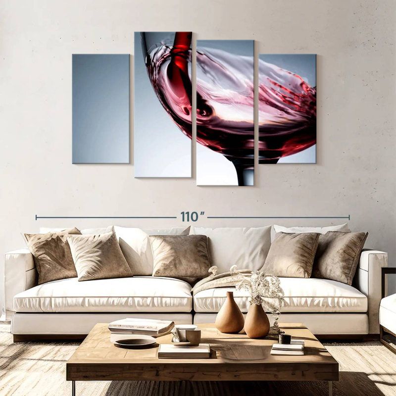 Yarlin Decanting Red Wine, 54" H x 84" W