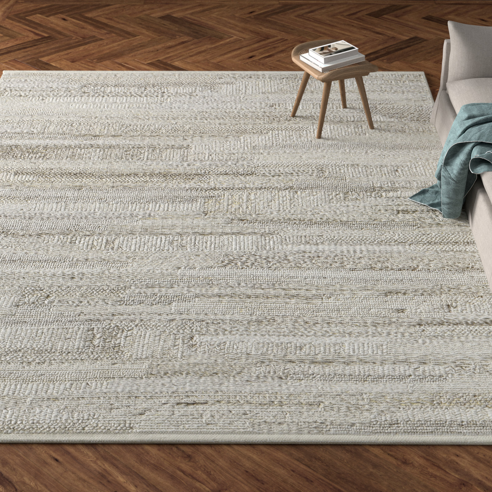 Tamala Hand-Woven Abstract Rug, Rectangle 8' x 10'